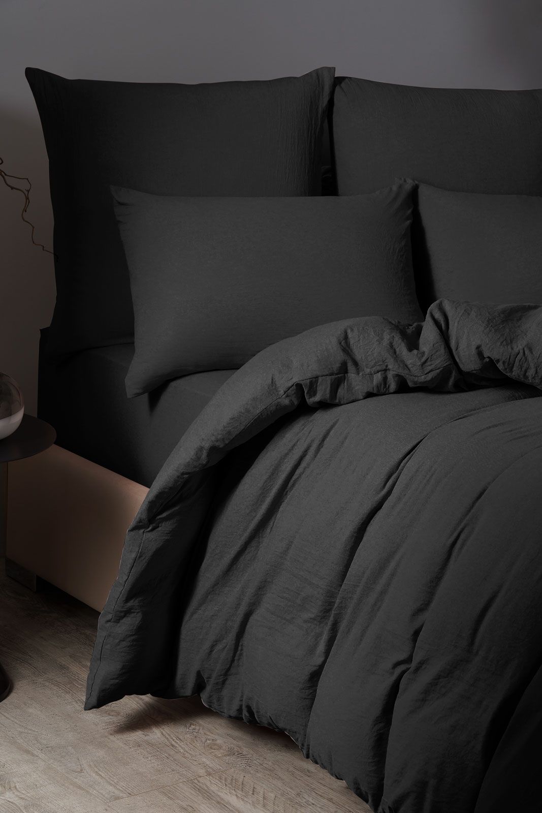 

Простыня SleepiX Юко 200x200 см на резинке темно-серый, Юко