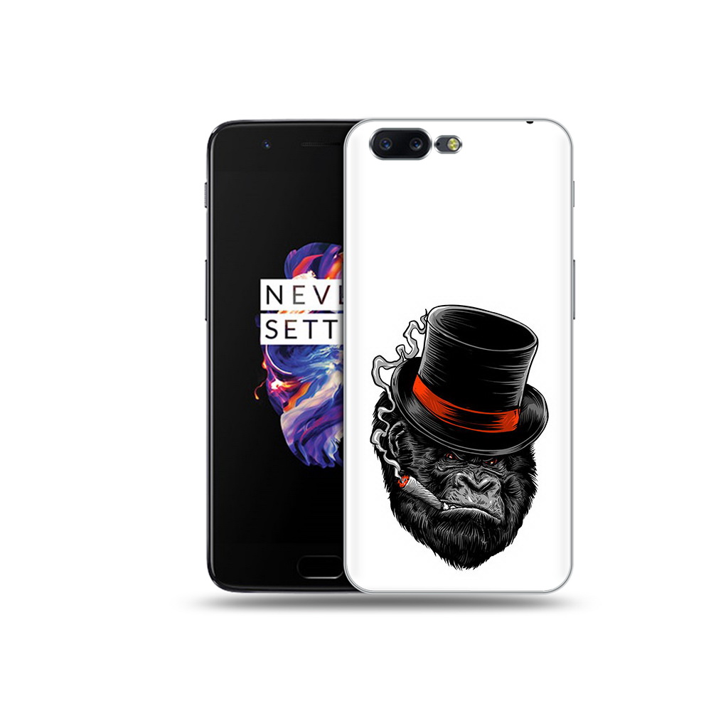 

Чехол MyPads Tocco для OnePlus 5 дизайнерская горилла, Прозрачный, Tocco