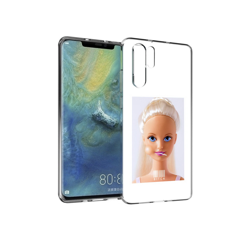 

Чехол MyPads Tocco для Huawei P30 Pro барби, Прозрачный, Tocco
