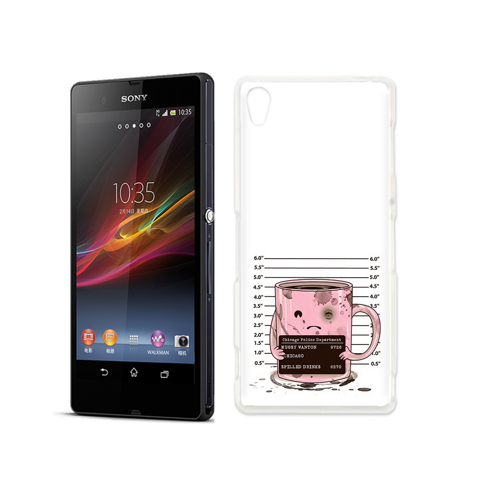 

Чехол MyPads Tocco для Sony Xperia Z кружка, Прозрачный, Tocco