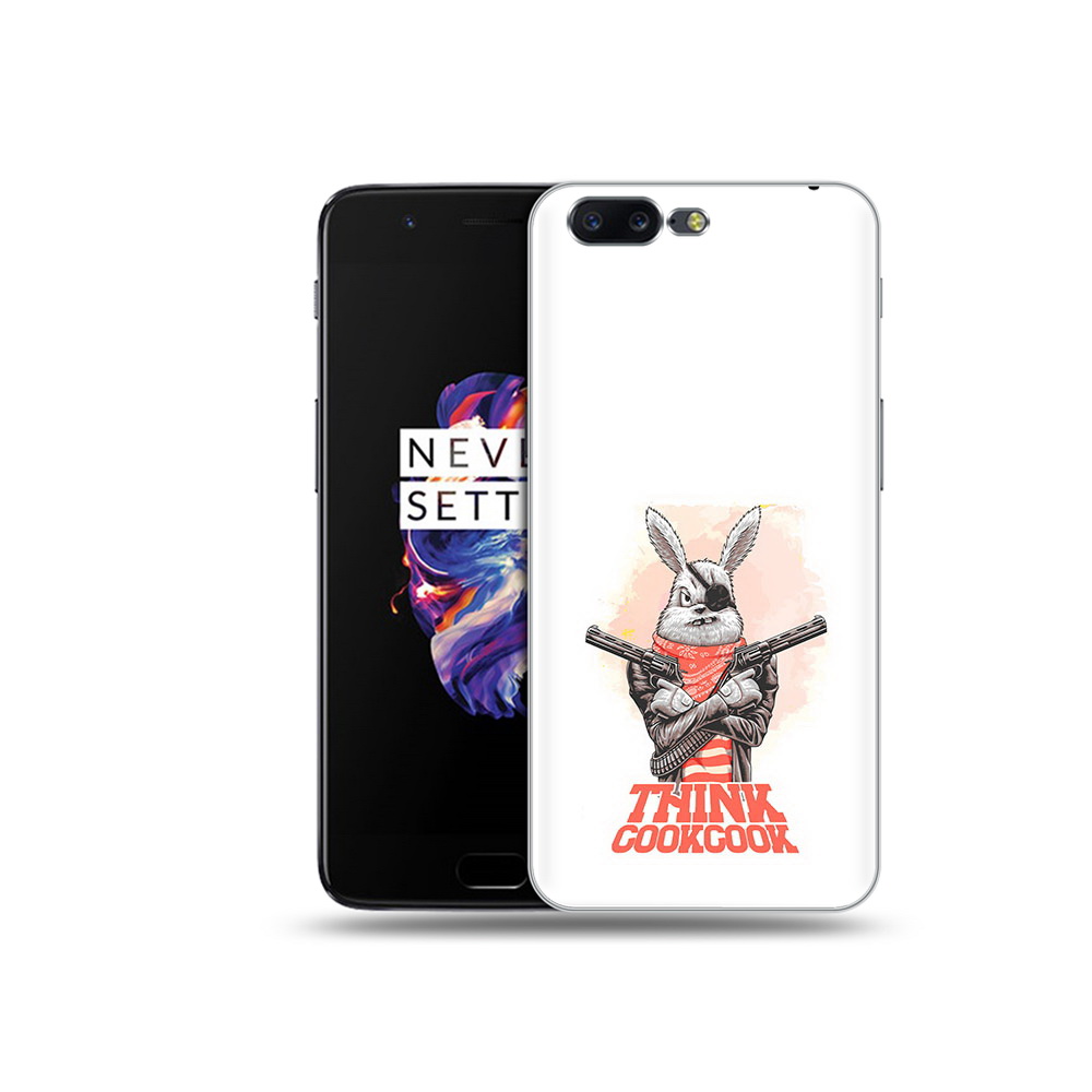 

Чехол MyPads Tocco для OnePlus 5 кролик пират, Прозрачный, Tocco