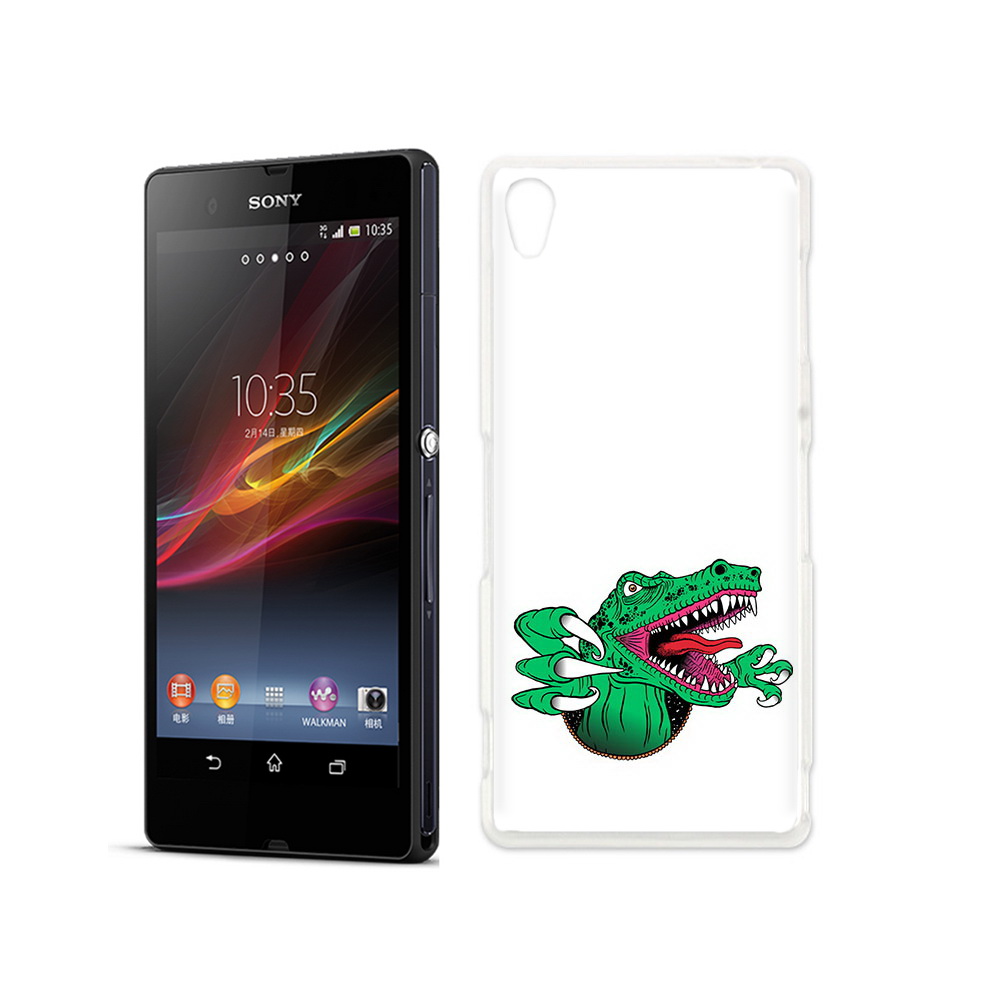 

Чехол MyPads Tocco для Sony Xperia Z крокодил, Прозрачный, Tocco