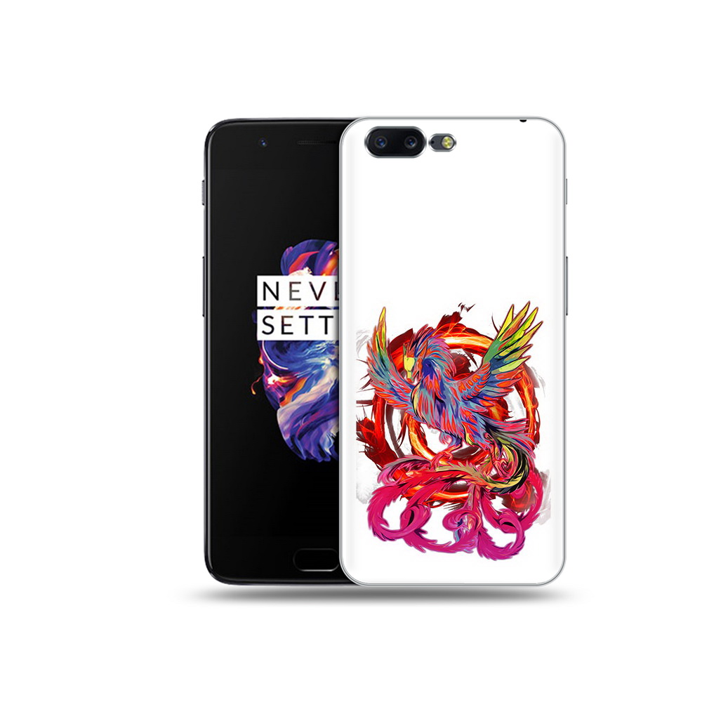

Чехол MyPads Tocco для OnePlus 5 красочный феникс, Прозрачный, Tocco