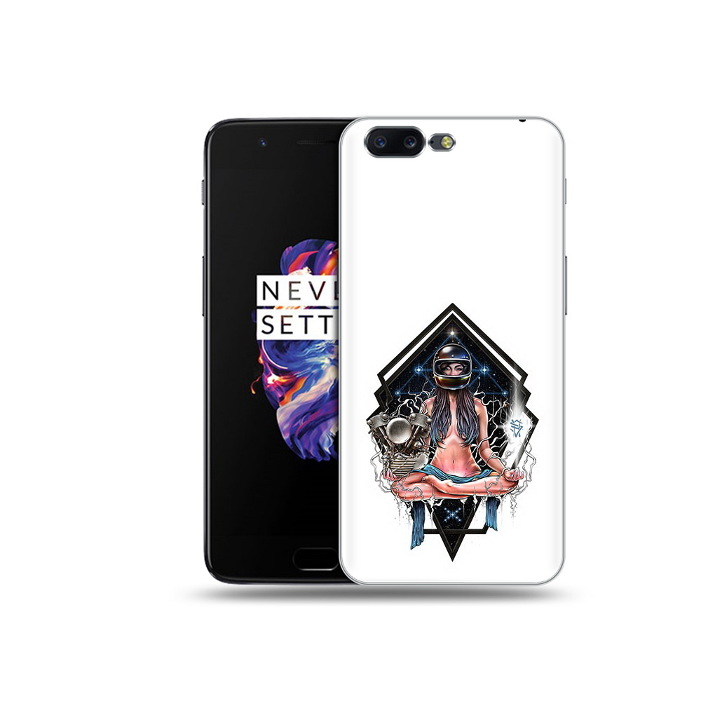 

Чехол MyPads Tocco для OnePlus 5 красивая девушка в шлеме, Прозрачный, Tocco