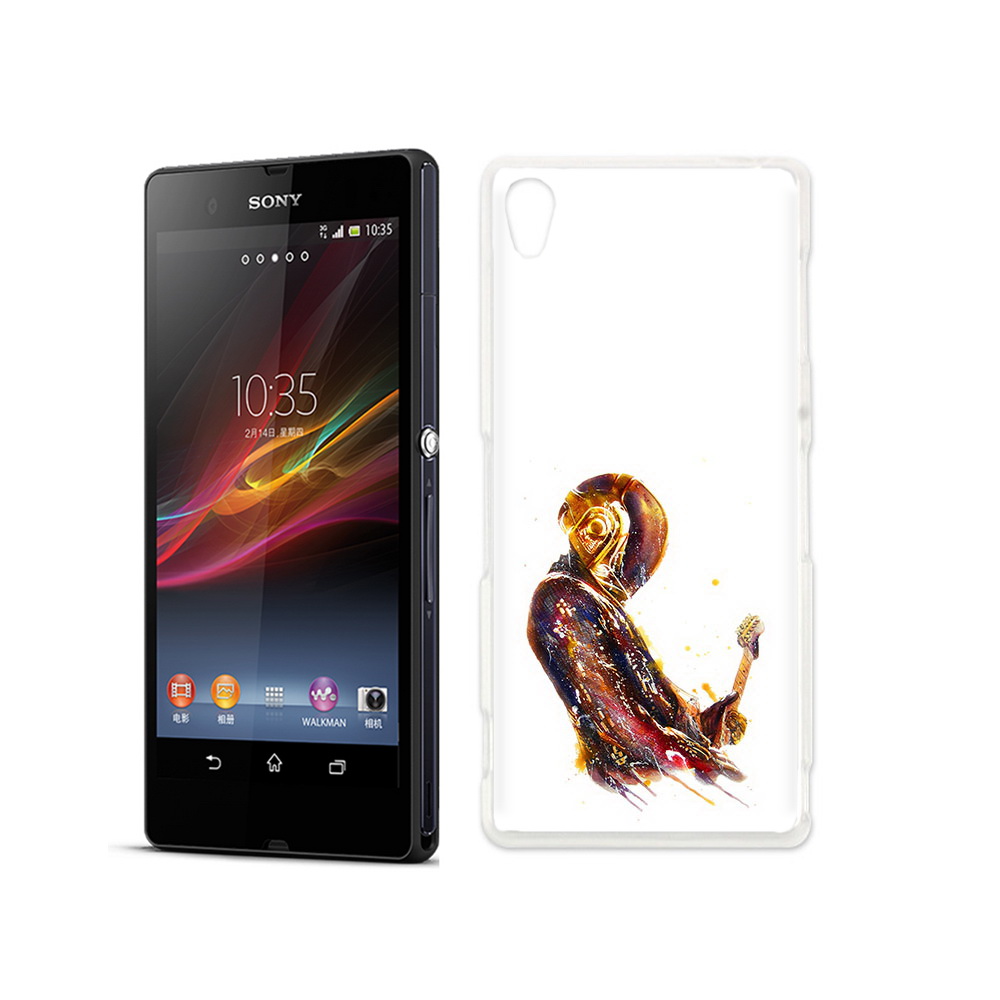 

Чехол MyPads Tocco для Sony Xperia Z космо-музыкант, Прозрачный, Tocco