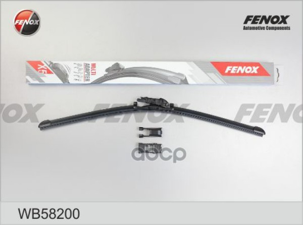 Щетка Стеклоочистителя 580 Мм Бескаркасная 1 Шт Fenox Multi Adapter X5 Wb58200 FENOX арт. 100040970897