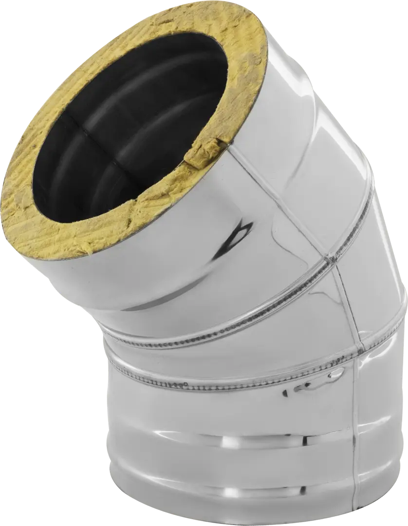 

Сэндвич-Колено Corax 135 430/0.8 мм D150х210 мм, Белый