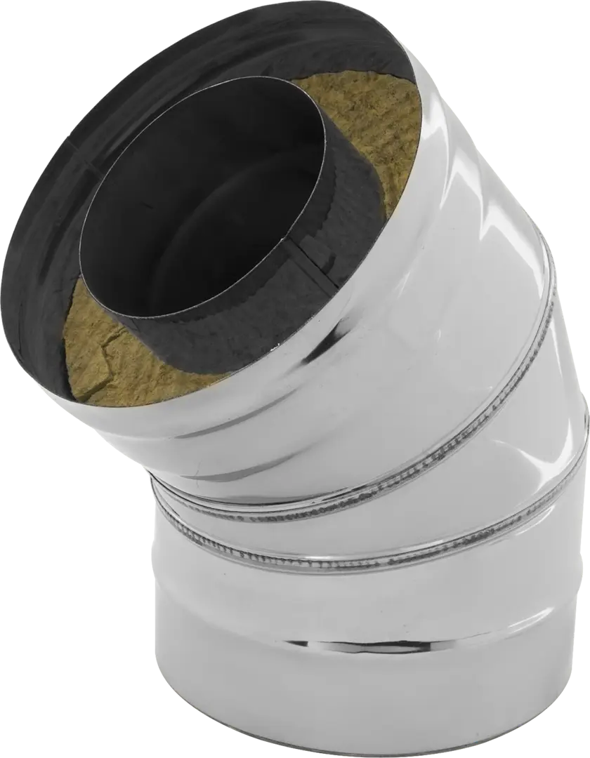 

Сэндвич-Колено Corax 135 430/0.8 мм D120х200 мм, Белый