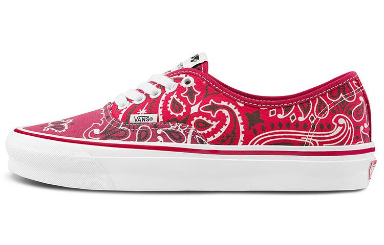 

Кеды унисекс Vans Bedwin x Authentic красные 38.5 EU, Красный, Bedwin x Authentic