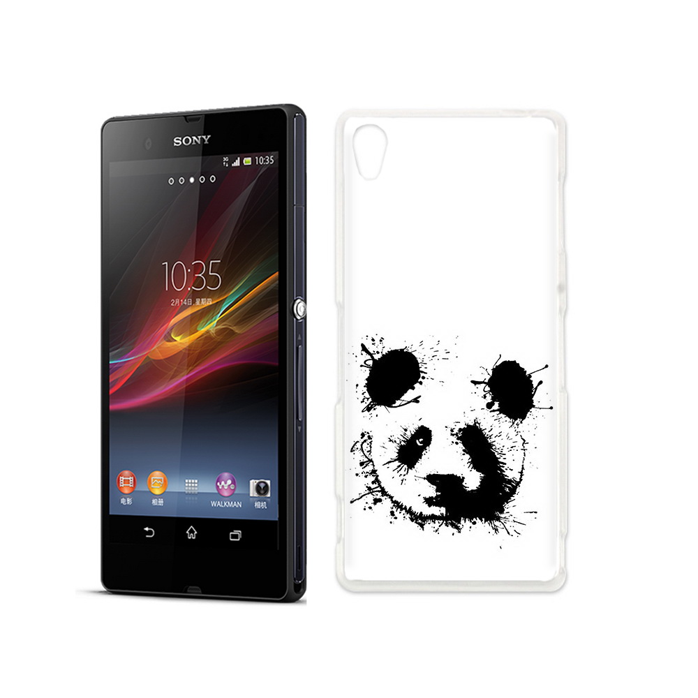 

Чехол MyPads Tocco для Sony Xperia Z клякса-панда, Прозрачный, Tocco