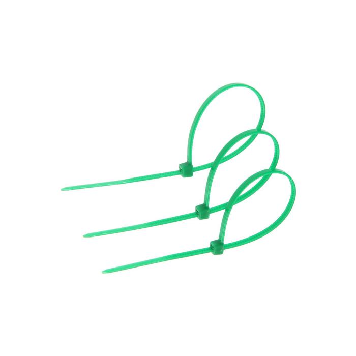 

Хомут нейлоновый пластик ТУНДРА krep, для стяжки, 2.5х150 мм, цвет зеленый, в уп. 100 шт