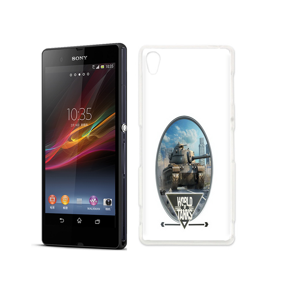 

Чехол MyPads Tocco для Sony Xperia Z игра с танками, Прозрачный, Tocco