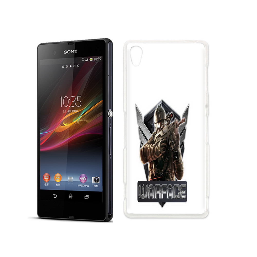 

Чехол MyPads Tocco для Sony Xperia Z игра про войну, Прозрачный, Tocco