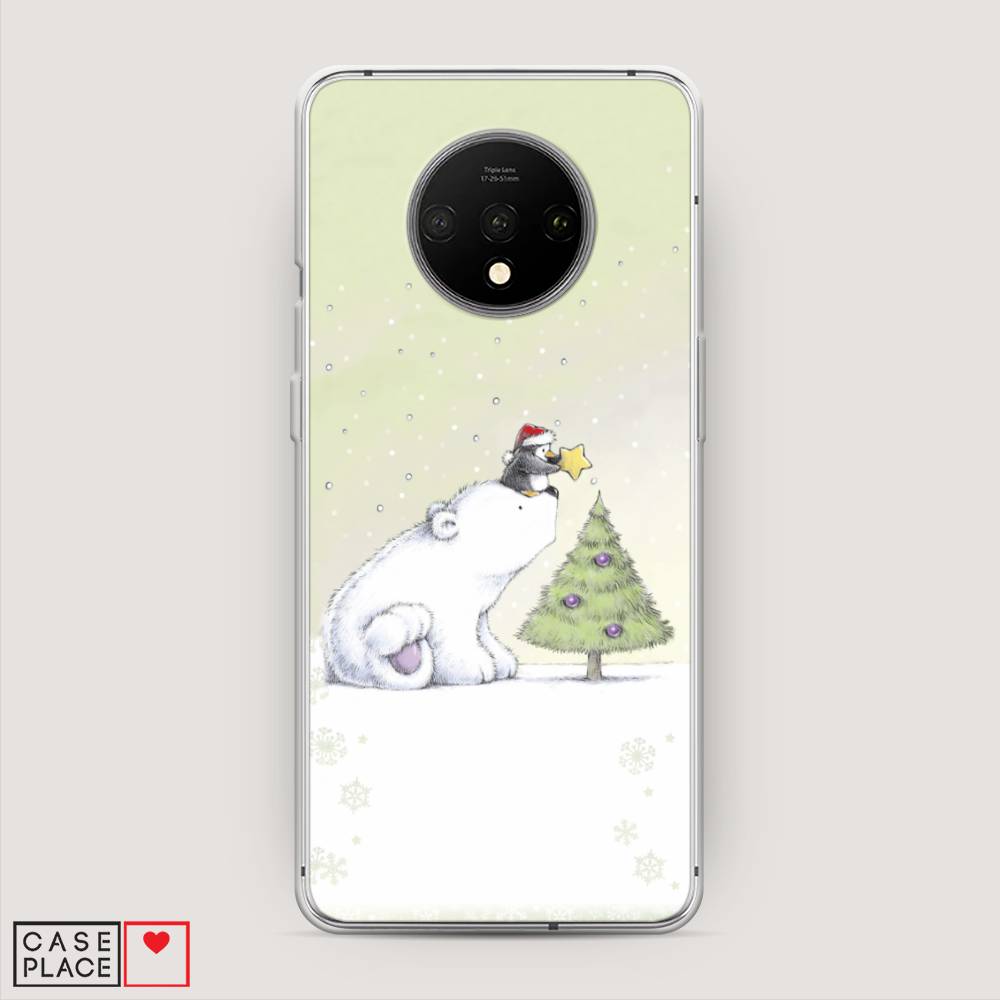 

Чехол на OnePlus 7T "Украшение елки", Белый;бежевый, 150950-5