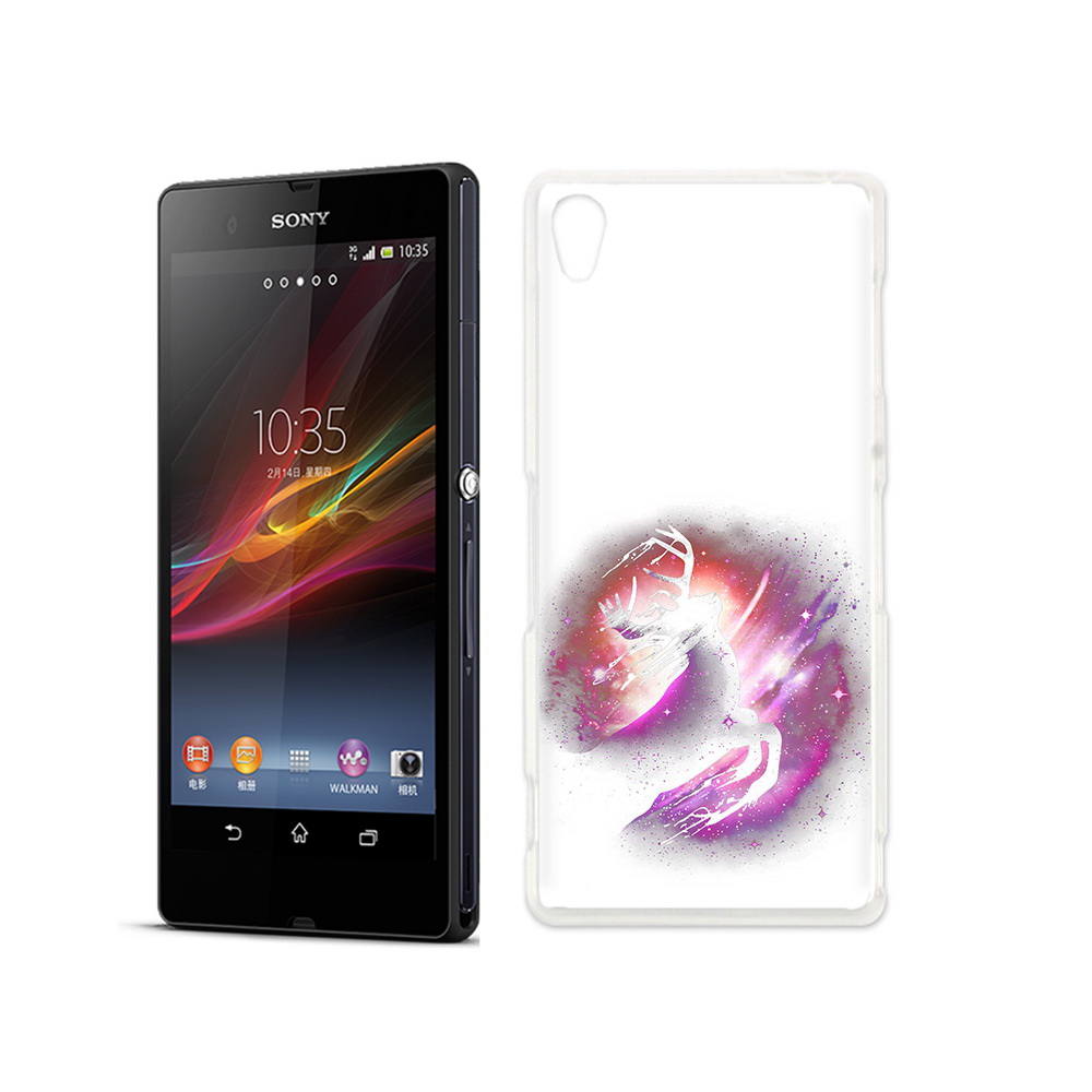 

Чехол MyPads Tocco для Sony Xperia Z звездный олень, Прозрачный, Tocco
