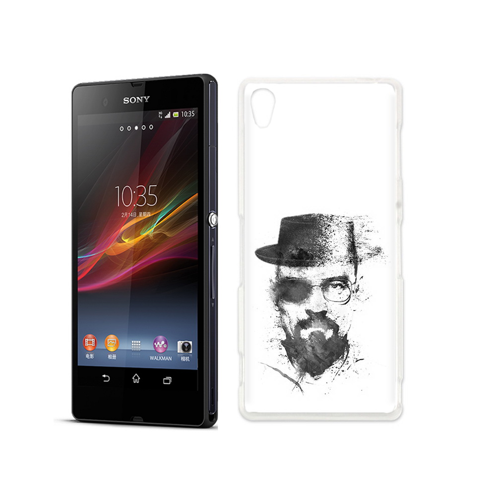 

Чехол MyPads Tocco для Sony Xperia Z загадочный человек, Прозрачный, Tocco