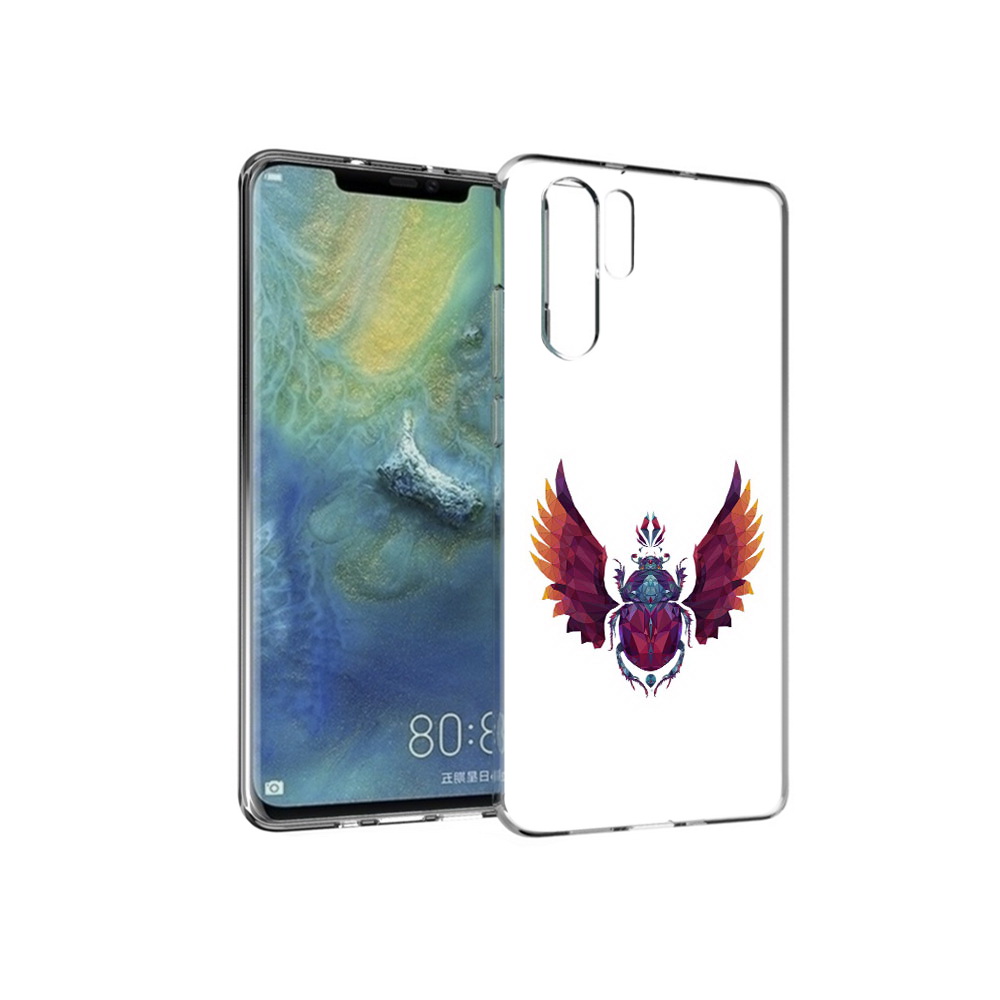 

Чехол MyPads Tocco для Huawei P30 Pro алмазный скоробей, Прозрачный, Tocco