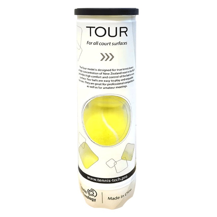 Мячи для большого тенниса Tennis Technology Tour 4b