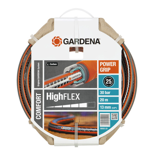 

Шланг для полива Gardena Highflex 18063-20.000.00 1/2 20 м, Серый;оранжевый, Highflex