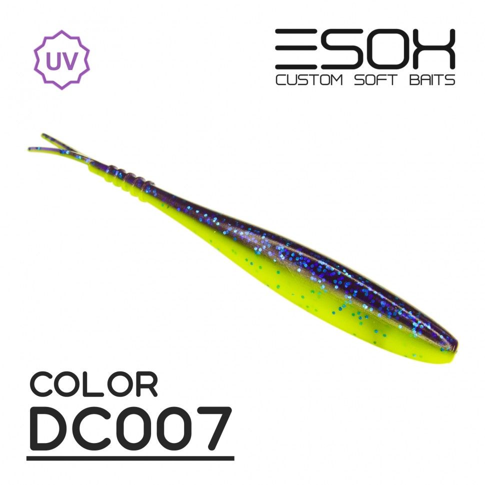 

Силиконовая приманка Esox Фурия 250 мм цвет DC007 2 шт, Фурия