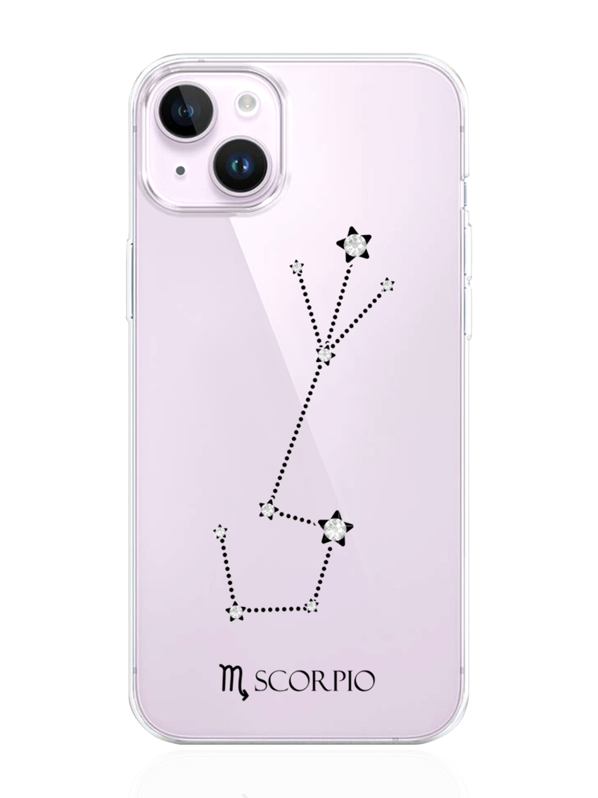 

Чехол MustHaveCase для iPhone 14 Plus с инкрустацией кристаллами Lux Скорпион Scorpio, Прозрачный, iPhone 14 Plus с инкрустацией кристаллами Lux Знак зодиака Скорпион Scorpio