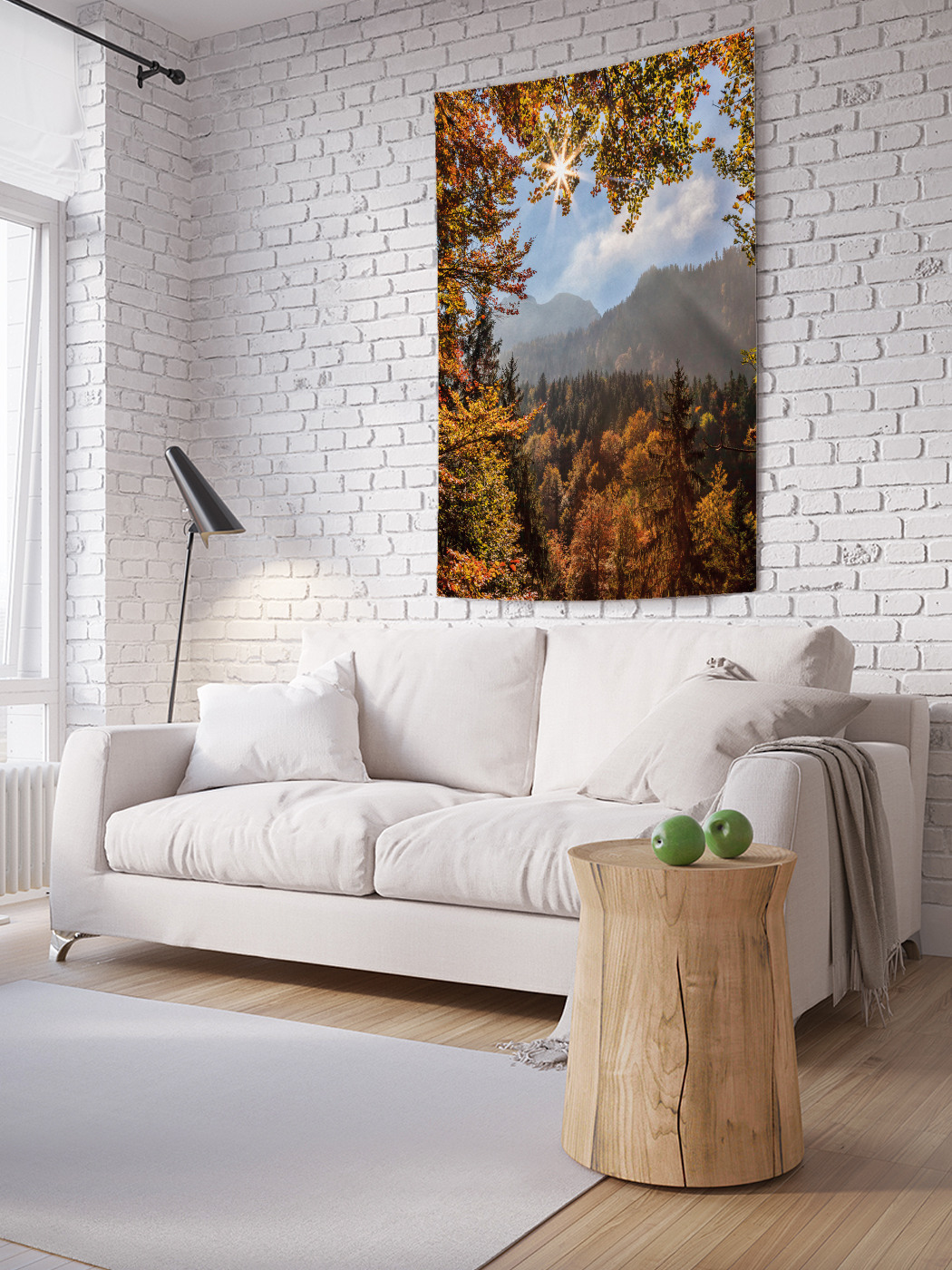 

Вертикальное фотопанно на стену JoyArty Утро в лесной долине 150x200 см, Утро в лесной долине