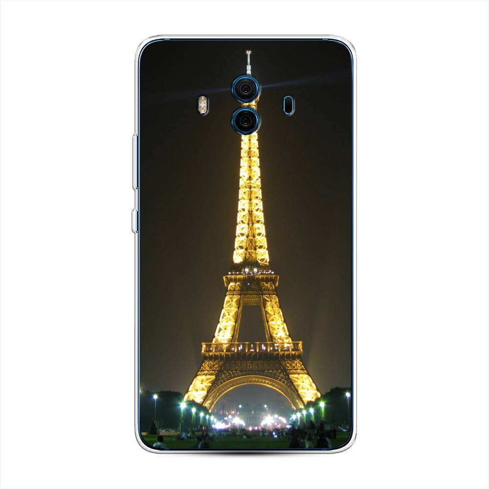 

Чехол на Huawei Mate 10 "Париж 2", Желтый;серый, 63350-2