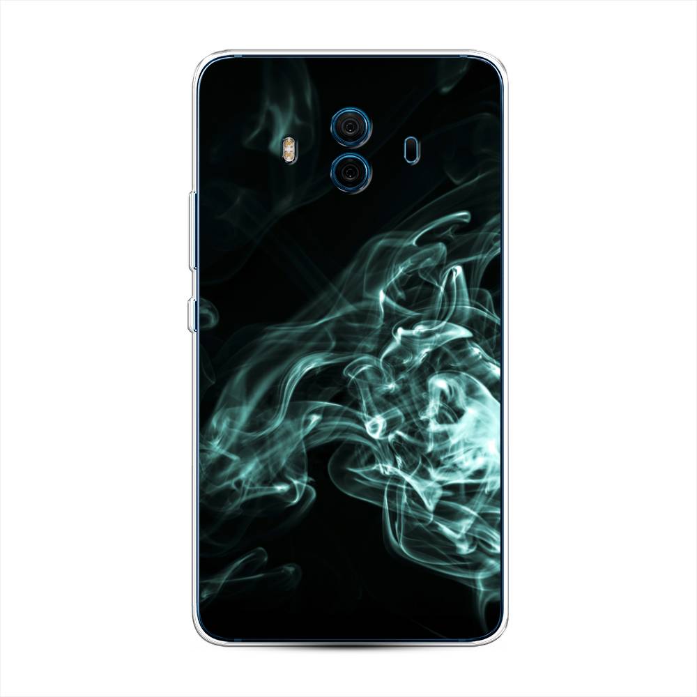

Чехол на Huawei Mate 10 "Дым", Голубой;черный, 63350-3