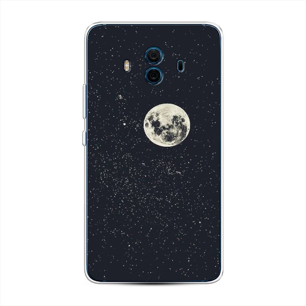 

Чехол на Huawei Mate 10 "Полнолуние", Красный, 63350-2