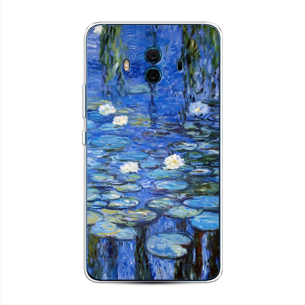 

Чехол на Huawei Mate 10 "Нарисованный пруд", Синий;зеленый, 63350-4