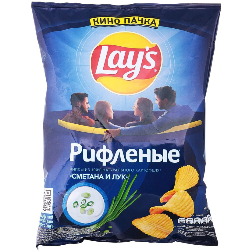 

Чипсы картофельные Lay's сметана и лук 225 г