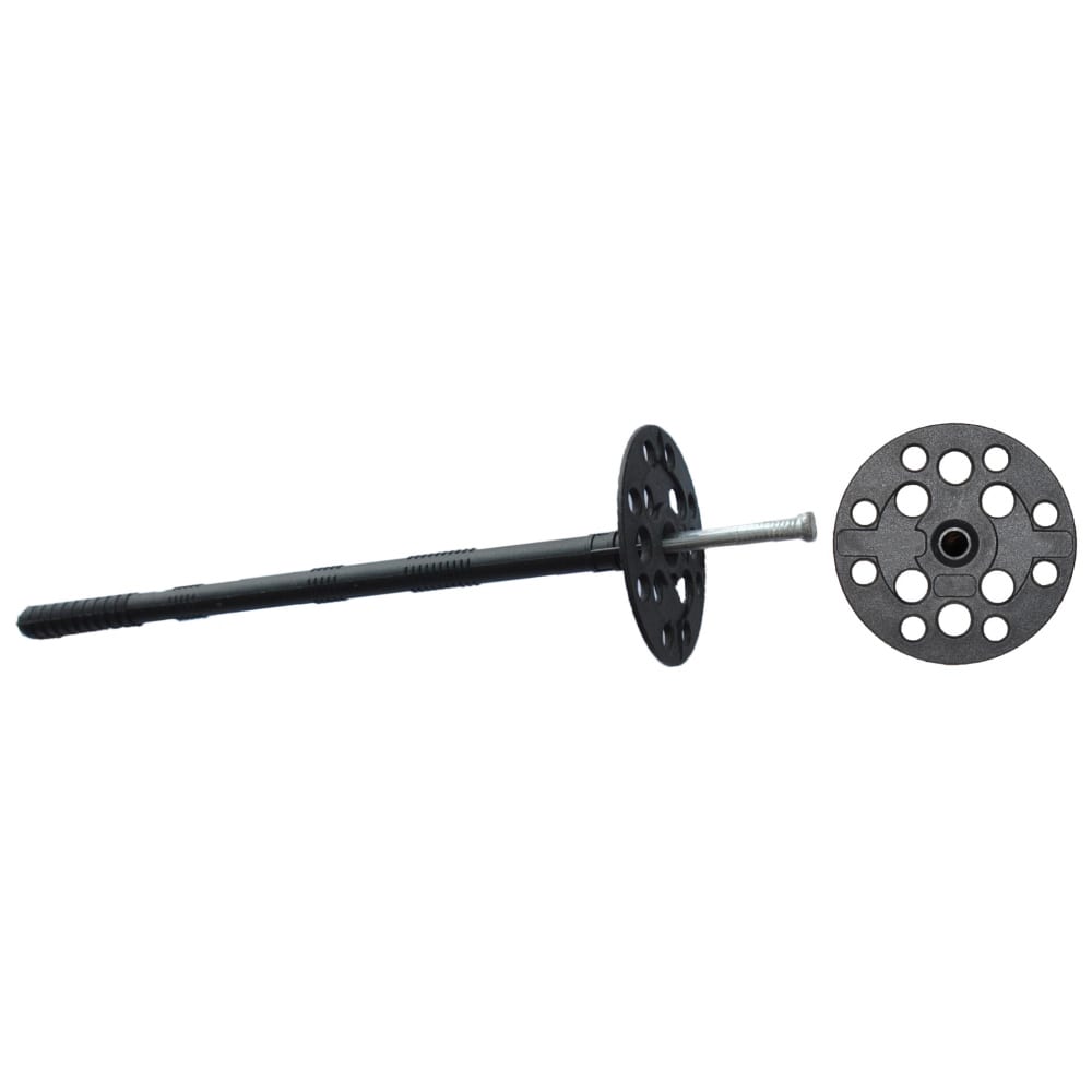 

INTERFIX Дюбель для теплоизоляции с металлическим гвоздем ИЗМ 10x180 (500) 20