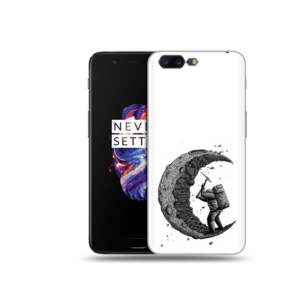 

Чехол MyPads Tocco для OnePlus 5 камненная луна, Прозрачный, Tocco