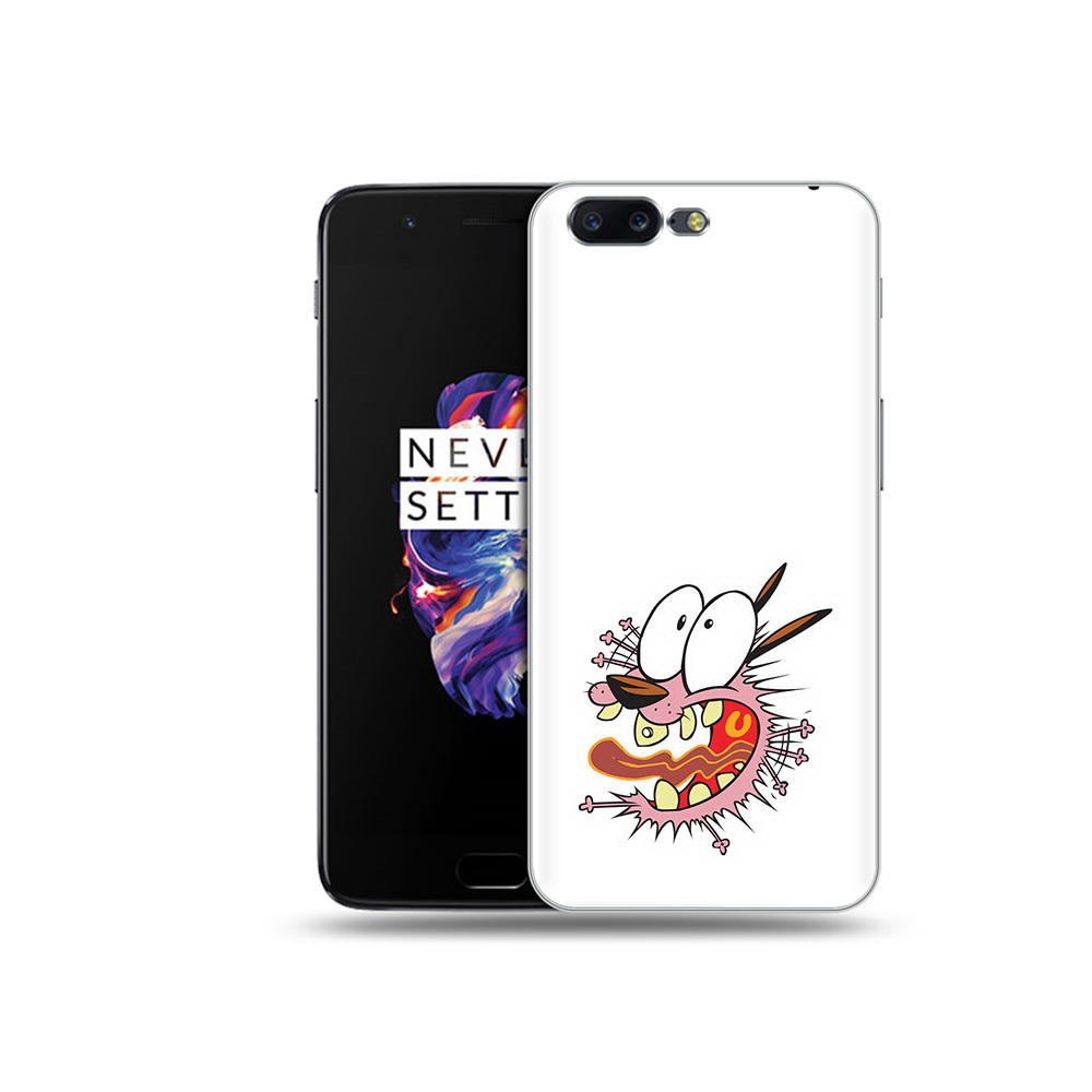 

Чехол MyPads Tocco для OnePlus 5 испуганный бобик, Прозрачный, Tocco
