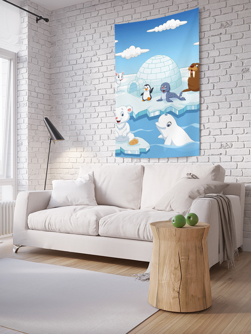 

Вертикальное фотопанно на стену JoyArty Северный полюс 150x200 см, Северный полюс