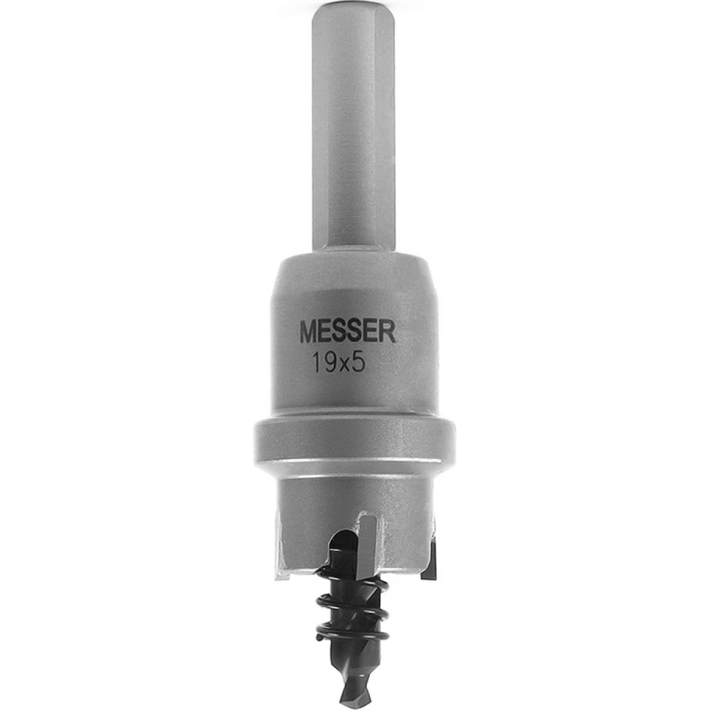 

Коронка ТСТ с центрирующим сверлом и толкающей пружиной (19х5 мм) MESSER 20-05-019