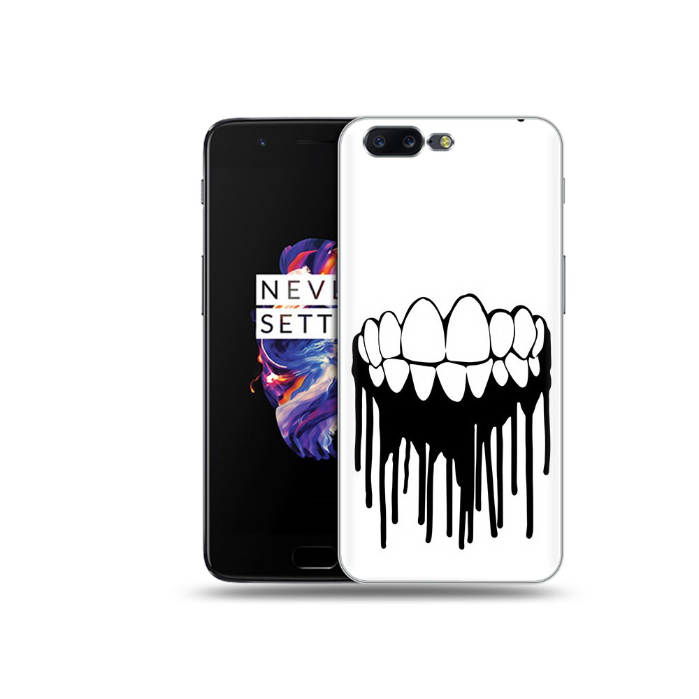 

Чехол MyPads Tocco для OnePlus 5 зубы, Прозрачный, Tocco