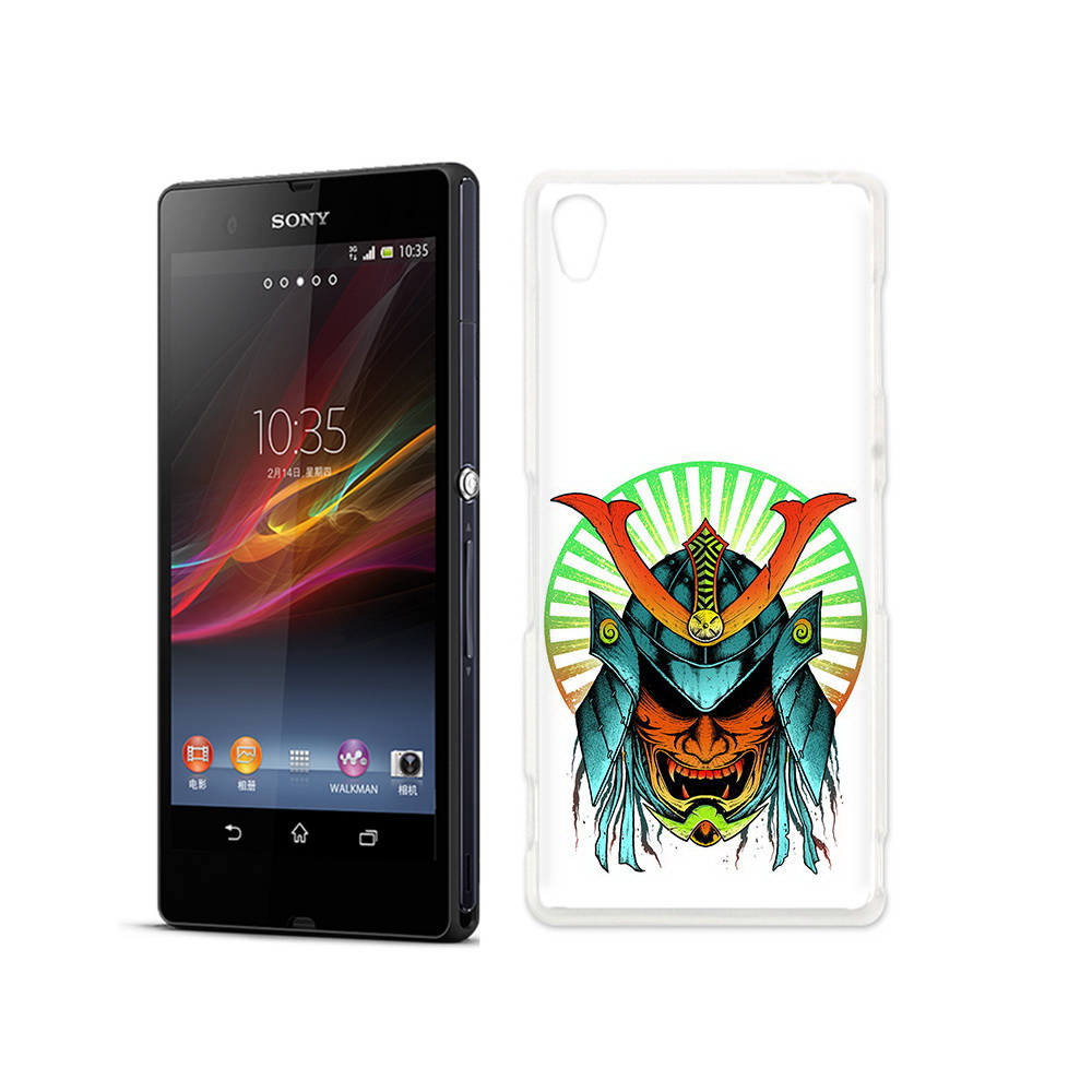 

Чехол MyPads Tocco для Sony Xperia Z ешимитсу рисунок, Прозрачный, Tocco