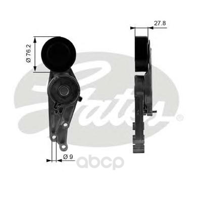 

Натяжитель поликлинового ремня Audi A4 1.6 (CH. 8E-1-000001->) 11/00-, 1.8T 11/00-07/02, 0