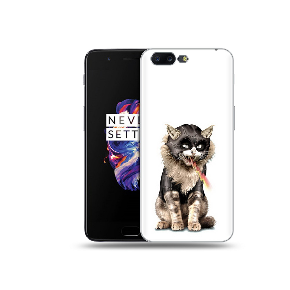 

Чехол MyPads Tocco для OnePlus 5 дьяволский кот, Прозрачный, Tocco