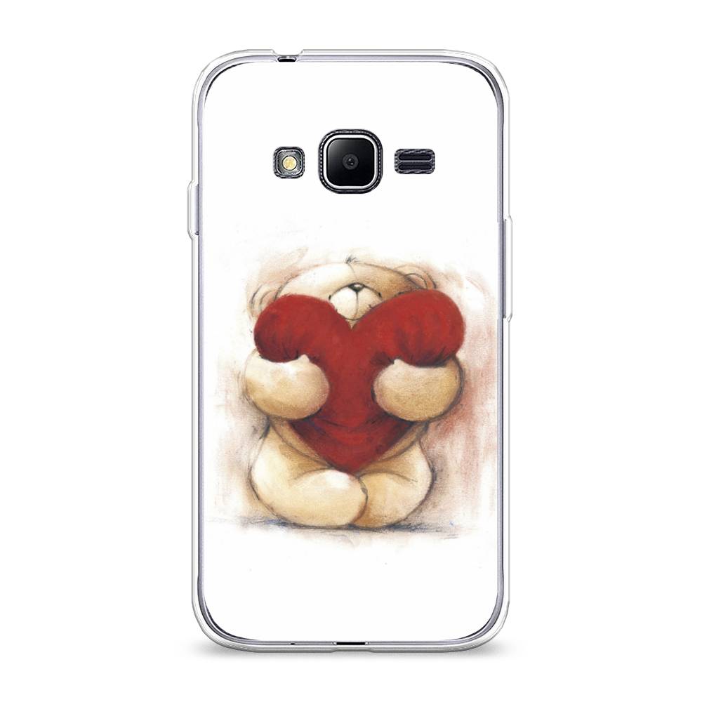 

Чехол Awog "Мишка с сердцем 1" для Samsung Galaxy J1 mini Prime (2016), 25150-6