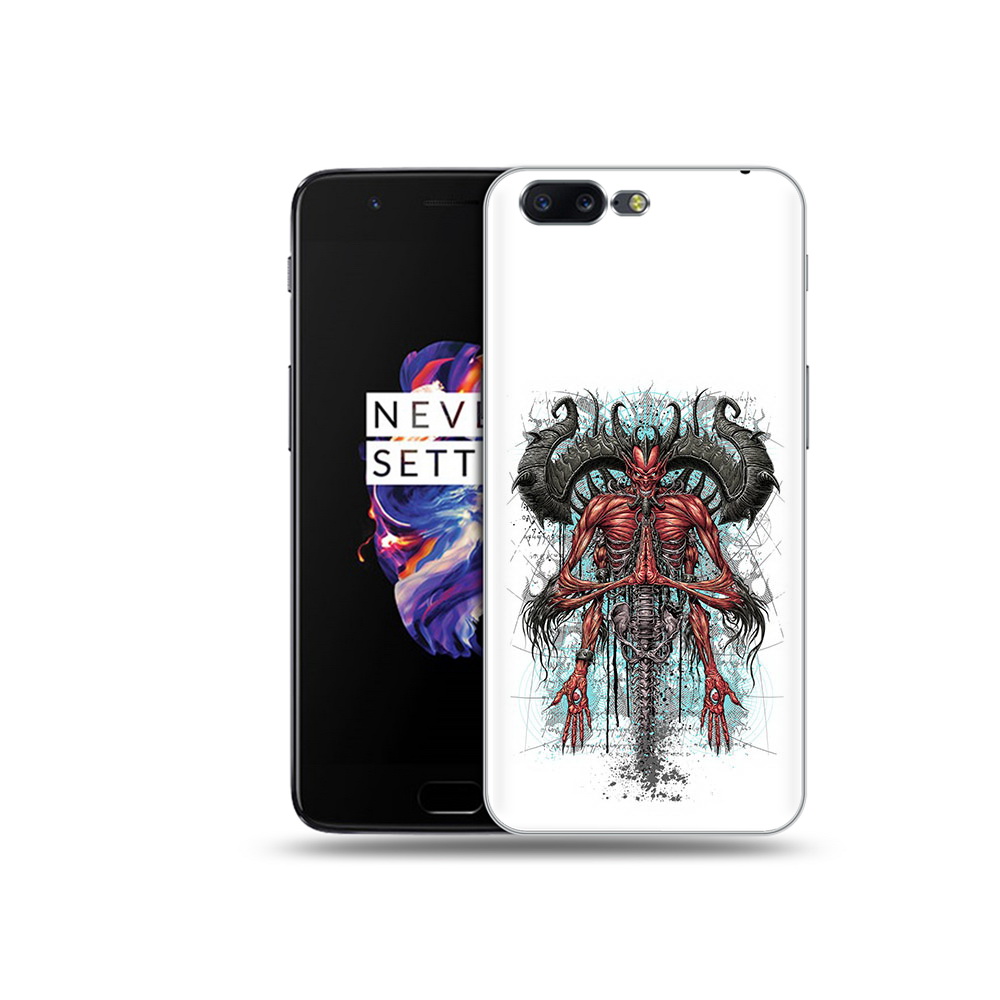 

Чехол MyPads Tocco для OnePlus 5 дьявол, Прозрачный, Tocco