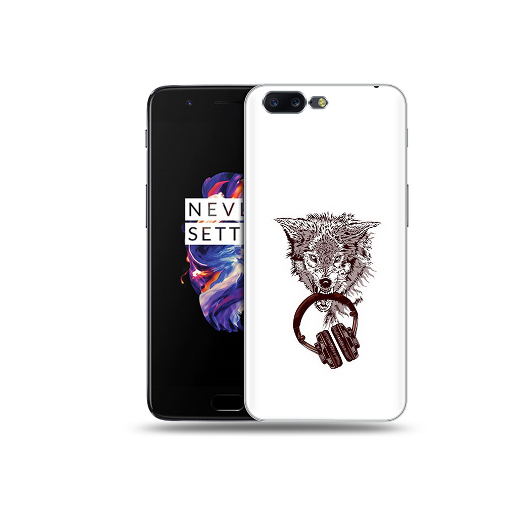 

Чехол MyPads Tocco для OnePlus 5 дикий волк, Прозрачный, Tocco