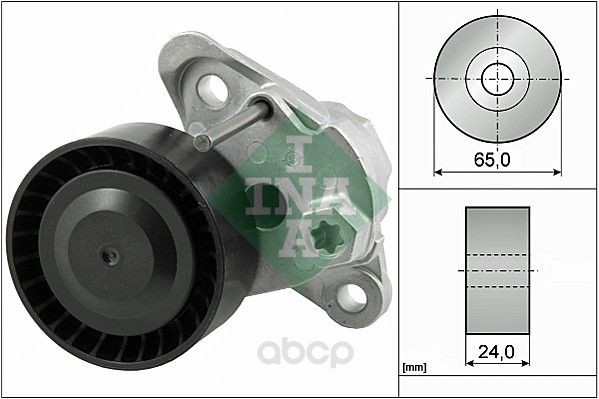 

534 0497 10_ролик натяжной с механизмом натяжения! VW UP/Polo 1.0i 09>/Golf VII/Jetta 1.6i