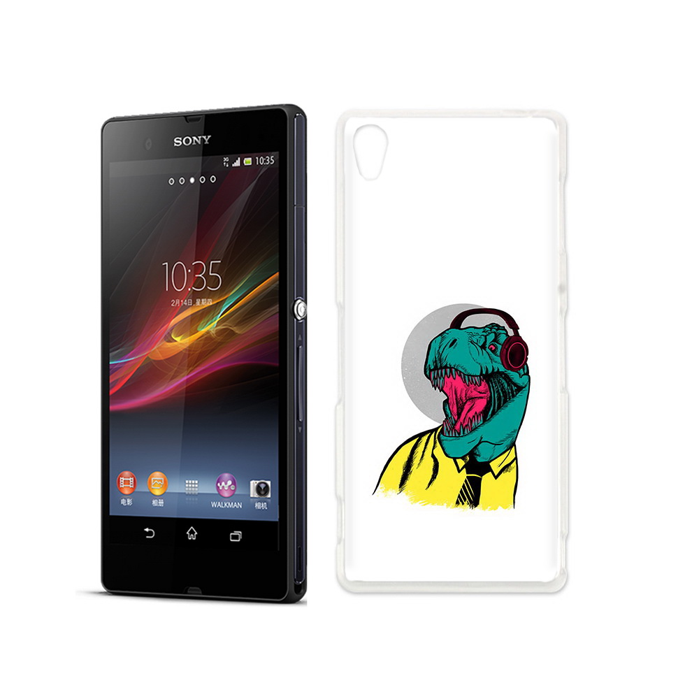 

Чехол MyPads Tocco для Sony Xperia Z дино, Прозрачный, Tocco