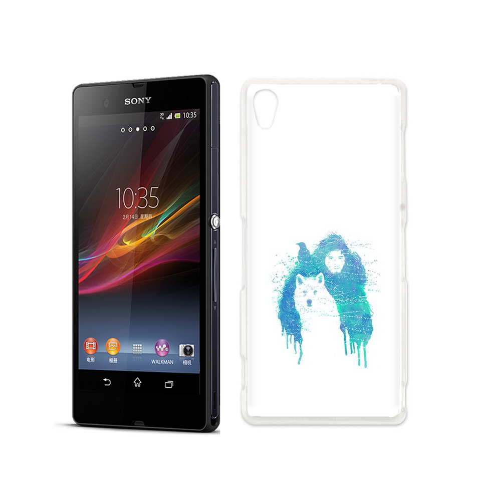 

Чехол MyPads Tocco для Sony Xperia Z джон сноу, Прозрачный, Tocco