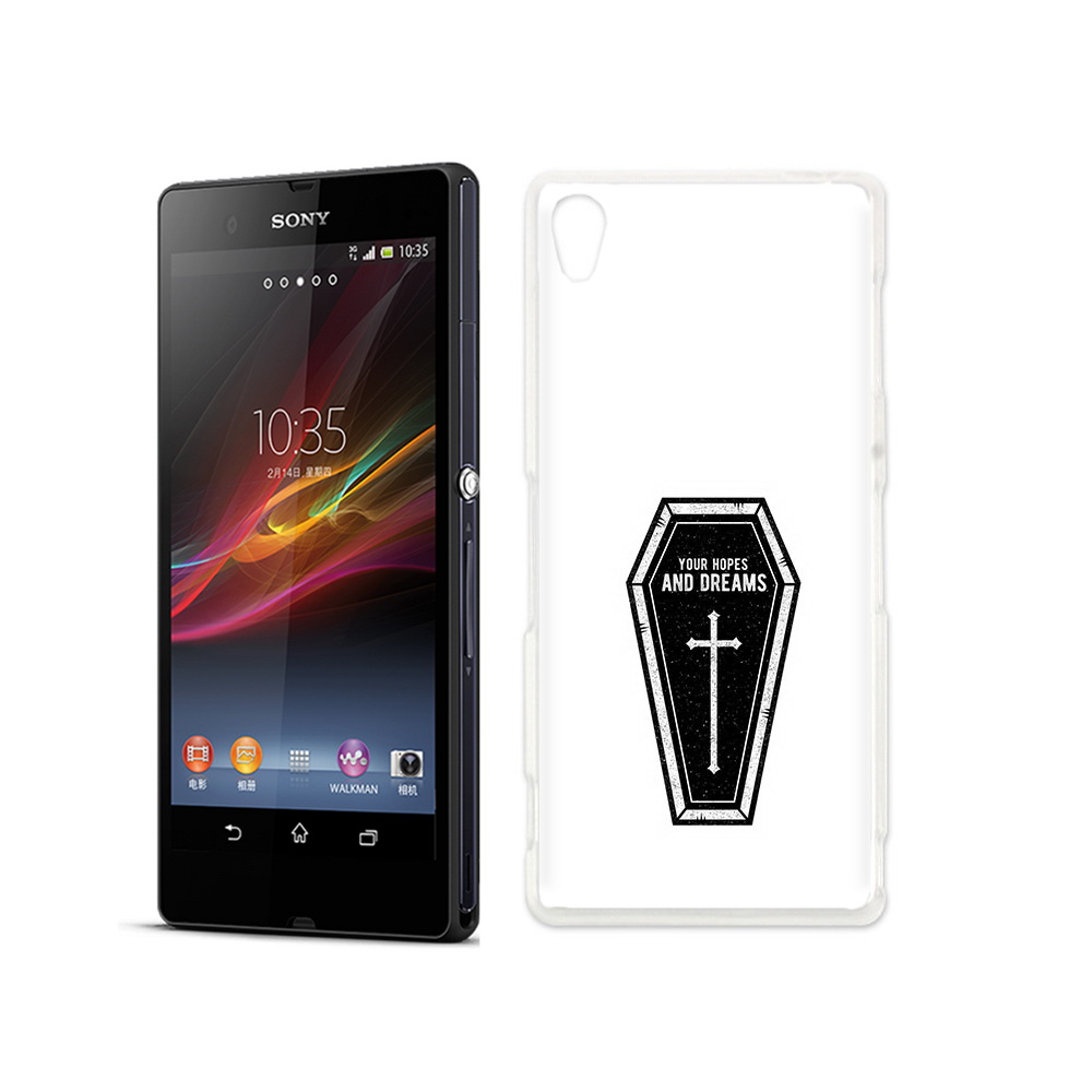 

Чехол MyPads Tocco для Sony Xperia Z гроб с мечтами, Прозрачный, Tocco