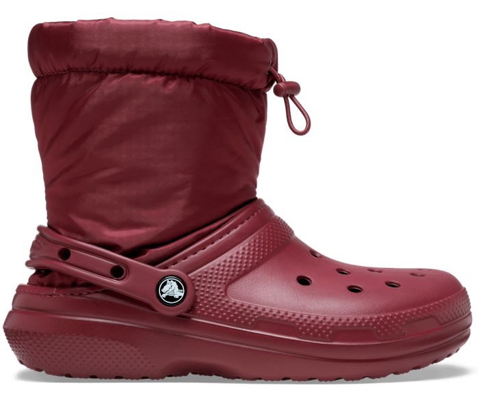 Утепленные галоши женские Crocs CRW_206630 бордовые 41-42 EU (доставка из-за рубежа)