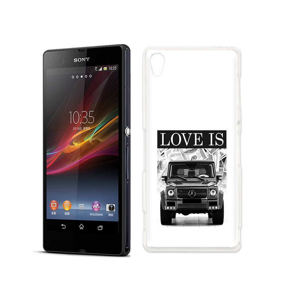 

Чехол MyPads Tocco для Sony Xperia Z гелик, Прозрачный, Tocco