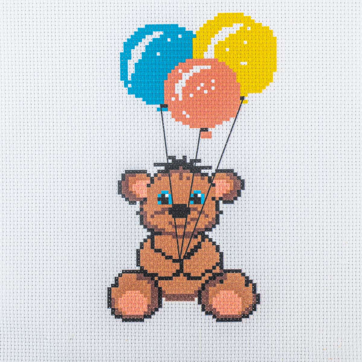 

247 Набор для вышивания Hobby & Pro Kids ' Воздушные шарики ' 19*19см